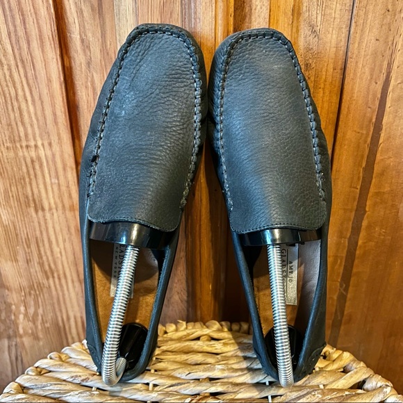 Amy Jo Gladstone New York Black Leather Slip On Driving Shoes Size 9.5 - Picture 7 of 12